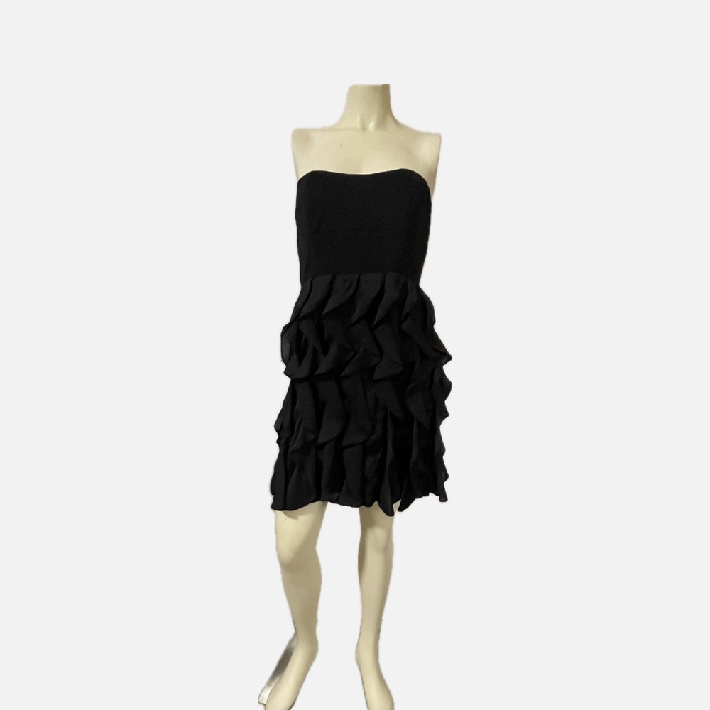 LC Lauren Conrad Black Strapless Sundress